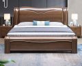 ANTIQUE Solid Wood King Size Bed  with 2 Side Tables With Under Drawer Storage. 