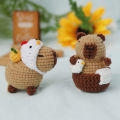 Capybara and Turtle Crochet Kit, Beginner Friendly Cute Animal Crochet Kit Set, Complete DIY Craft Set with Tools & Accessories.