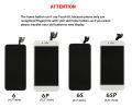 Full Set LCD For iPhone 6 6S Plus 6P 6SP Screen Complete Assembly Touch Digitizer Display Replacement Kit+Camera+Home Button.