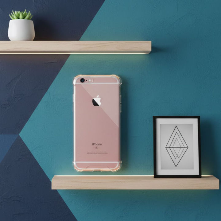 Apple iPhone 6 Plus Back Cover Transparent Extra Bumper Anti Shock Soft Crystal Clear Case Cover For iPhone 6 Plus