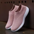 Women Shoes Soft Women Sneakers Lightweight And Comfortable Women Slip On Lazy Loafers Walking Shoes For Women. 