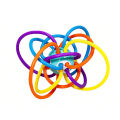 Baby Manhattan Grasping Ball - 3-in-1 Teether, Rattle, and Soft  Grasping Toy for Early Education and Teething Relief. 