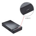 2.5" 3.5" SATA To USB 3.0 Hard Drive Enclosure Tool-Free External HDD Case For Laptop Desktop PC.