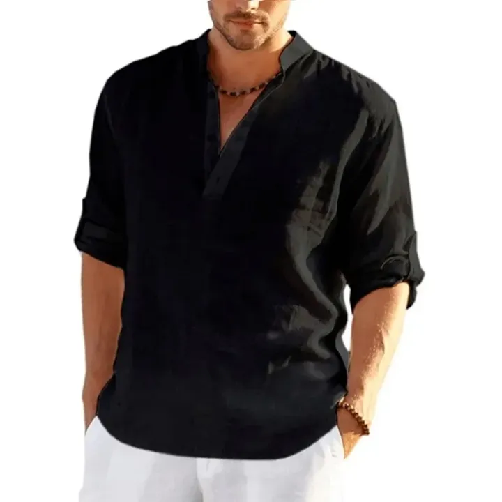 New%20Men's%20Linen%20Long%20Sleeve%20T%20Shirt%20Solid%20Color%20Loose%20Casual%20Breathable%20Shirt%20Cotton%20Mens%20Shirts%20Designer%20Lightweight%20Streetwear%20-%20Image%203