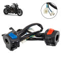 Motorcycle Handlebar Switch Control 1 Pair 7/8inch Universal Waterproof Motorcycle Horn Turn Signal Headlight Control Switch. 