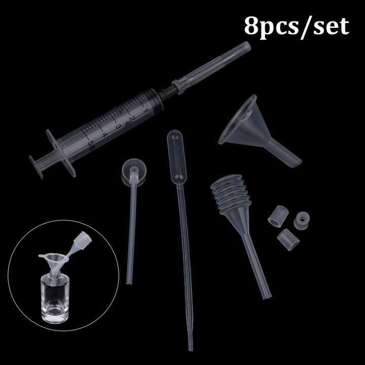 8units/Set Perfume Refill Tools Set Plastic Diffuser Syringe Straw ...