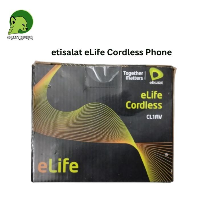 Wireless Landline Phone Model Etisalat eLife CL1AV