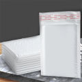 50pcs Pearlescent Film Waterproof Bubble Bag Packaging Express Bag White Foam Self Seal Pack Bag ShippingbagThickened Envelope. 