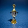 gold and silver plastic trophy 55cm. 