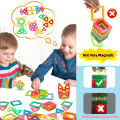 Magnetic Building Blocks DIY Magnets Toys medium size STEM Toys Construction Toys Learning Educational Magnet Toys. 