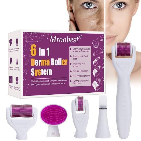 mroobest 6 in 1 derma roller