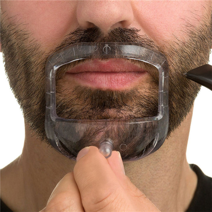 5pcs/set%20Transparent%20Beard%20Styling%20Tool%20And%20Shaving%20Template%20For%20Men%20Mustache%20Styling%20Shaper%20-%20Image%206