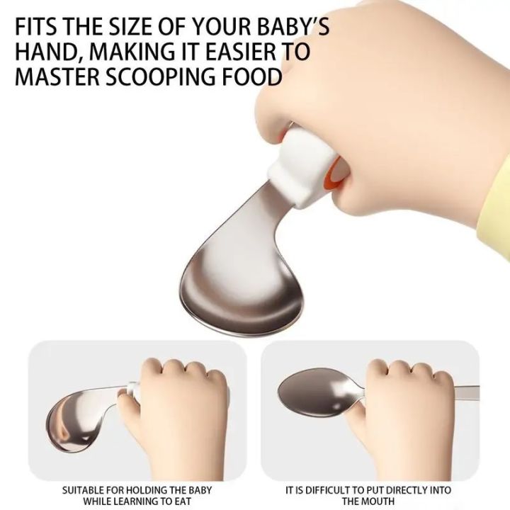 Nechibaby-%20316%20Stainless%20Steel%20Baby%20Cutlery%20Set%20For%20Self%20Feeding%20Baby%20Fork%20And%20Spoon%20Set%20With%20Silicone%20Handle%20Kids%20Silverware%20Spoons%20Forks%20-%20Image%208