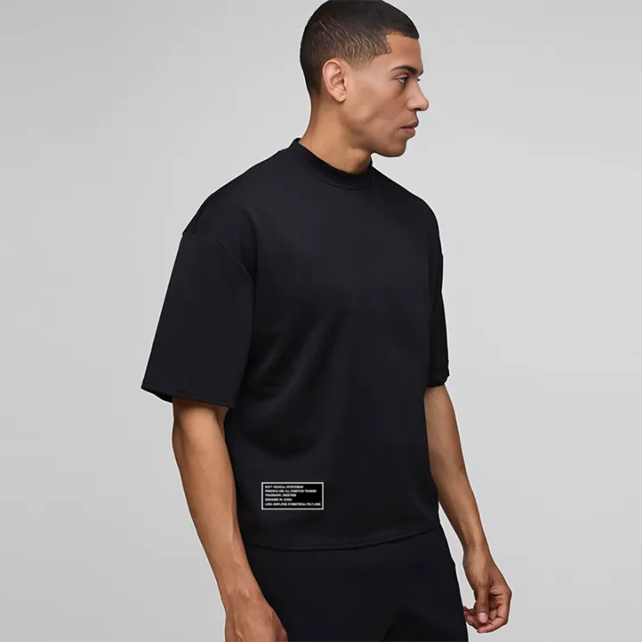 Oversized%20Boxy%20Dropped%20Shoulders%20Mens%20Running%20T-shirts%20100%25%20Cotton%20Heavyweight%20Half%20Sleeve%20Sports%20T%20Shirts%20Casual%20Gym%20Clothing%20-%20Image%204