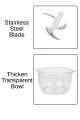 Hand Pat Food Processor Eater / Chopper Cutter / Handheld Vegetable Chopper/Mincer/Mixer/Blender to Chop Fruits Onions/Fresh Meat/Ginger/Herbs/Garlics. 