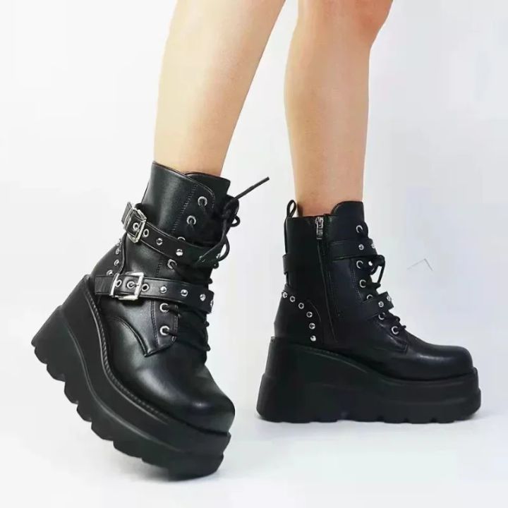 New%20Women%20Pu%20Leather%20Ankle%20Booties%20Woman%20Autumn%20Winter%20Round%20Toe%20Lace%20Up%20Shoes%20Woman%20Motorcycle%20Platform%20Gothic%20Boots%20Cosplay%20-%20Image%203