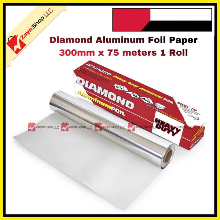 Diamond%20Aluminum%20Foil%20Paper%20300mm%20x%2075%20meters%201%20Roll%20-%20Image%204