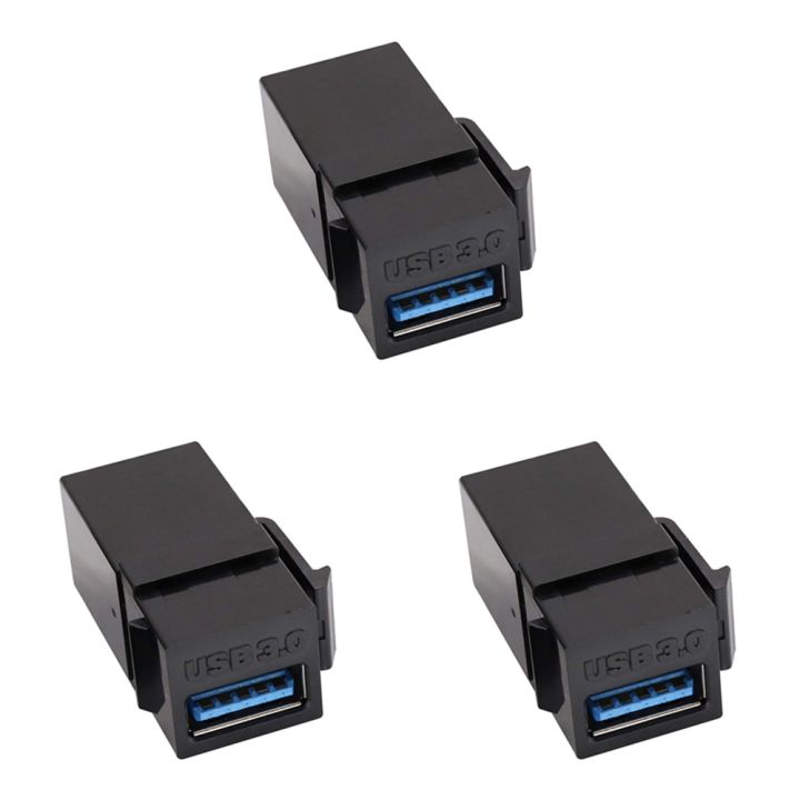 Key Insert Port USB 3.0 Keystone Jack Inserts Connect Equipment with USB Port Female ...