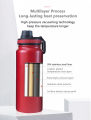 800ml Double Wall Vacuum Insulated 304 Stainless Steel hot and cold Sport Water Bottle-Multicolour.