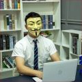 Anonymous Musk hacker mask, halloween hacker mask, world famous hacker organization mask, Anonymous hacker group, halloween mask
, wasak mask. 