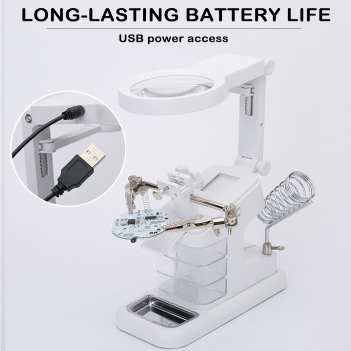 Welding%20Magnifying%20Glass%20with%2010%20LED%20Light%20Auxiliary%20Clip%20Magnifier%20Manual%20Welding%20Soldering%20Stand%20Fixed%20Repair%20Tool%20-%20Image%203