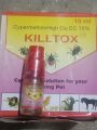 Ecto Parasites Infection By Tick Mite Flies in Dog Cat And Other Animals Killtox 10 ml. 