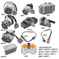 Technical Parts Building Blocks Electronic Model MOC Power Functions Motor IR Speed Remote Control Receiver Battery Box DIY Toys. 