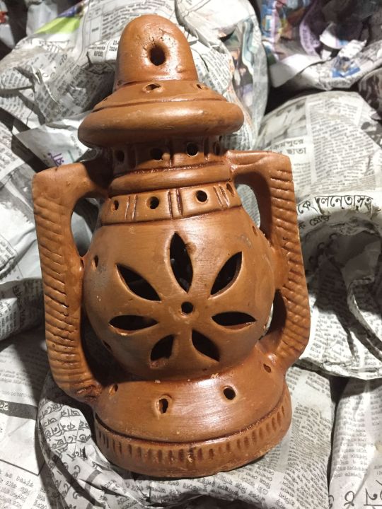 Clay%20Hand%20Made%20Hariken_%20Matir%20Hariken%20Lamp%20small%20Size%20-%20Image%204