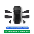For Tesla Model Y Juniper 2025 Launch Sun Shade Front Rear Side Window Sunshade Windshield Sun Visor Outdoor Camping Accessories. 