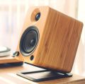 Kanto S4 Tilted Desktop Speaker Stands. 
