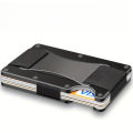 New Slim Fashion RFID Protection Card Holder Men Women Aluminum Wallet Elasticity Back Pouch ID Credit Case Unisex Travel Purse. 