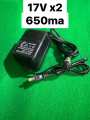 220 V adapter 17v 420ma/650ma console mixer power supply AC Adapter 3-pin for Yamaha mg16 mg166cx mg166c. 