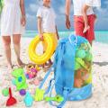 Mesh Swimming Bag For Children Portable Beach Bag Foldable Beach Toys Basket Storage Bag Kids Outdoor Children Swimming Dry Sack. 