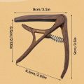Guitar Capo for Acoustic Guitar - Versatile Nylon Acoustic Guitar Capo - User-friendly Guitar Capo, Guitar Accessories for Electric Guitar, Classical Guitar. 