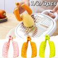 1pcs Vegetable Cutting Finger Protector Plastic Finger Guard Food Grabber Tool For Cutting Food Garlic Lemon Cucumber Potato.