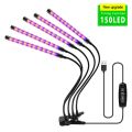 30-150 LED USB Grow Light Phytolamp for Plants with Control Full Spectrum Fitolamp Lights Home Flower Seedling Clip Phyto Lamp. 