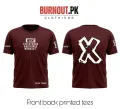 BURNOUT.PK NEW TRENDY SUMMER COLLECTION HALF SLEEVE PRINTED TEES FOR MENS AND WOMENS. 