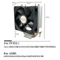 X99 CPU Air Cooler PC Processor Lightless Ventilador For Intel LGA 775 1366 1150 1151 1155 1700 2011 1200 X79 AMD AM3 AM4 AM5.