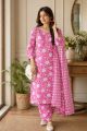 Daily Wear Cotton Kurti Set/ Kurta Set for Women. 