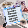 Gege Bear No-Glue False Eyelashes — 12 Zodiac Styles, Natural Cartoon Look, Clear Band, Segment Sunflower Lashes for Upper. 