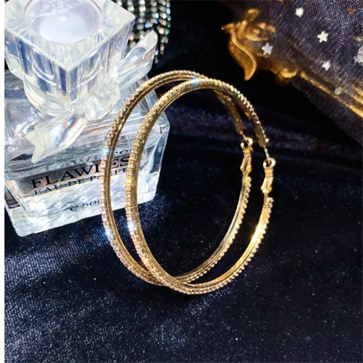 Big%20Round%20Crystal%20Hoop%20Earrings%20for%20Women%20Bijoux%20Geometric%20Rhinestone%20Earrings%20Statement%20Jewelry%20%20-%20Image%204