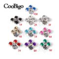 100pcs 8mm Rhinestone Claw Crystal Stud Rivets Punk Nailhead DIY Leathercraft Hat Bag Shoes Garment Belt Spike Accessories Round. 