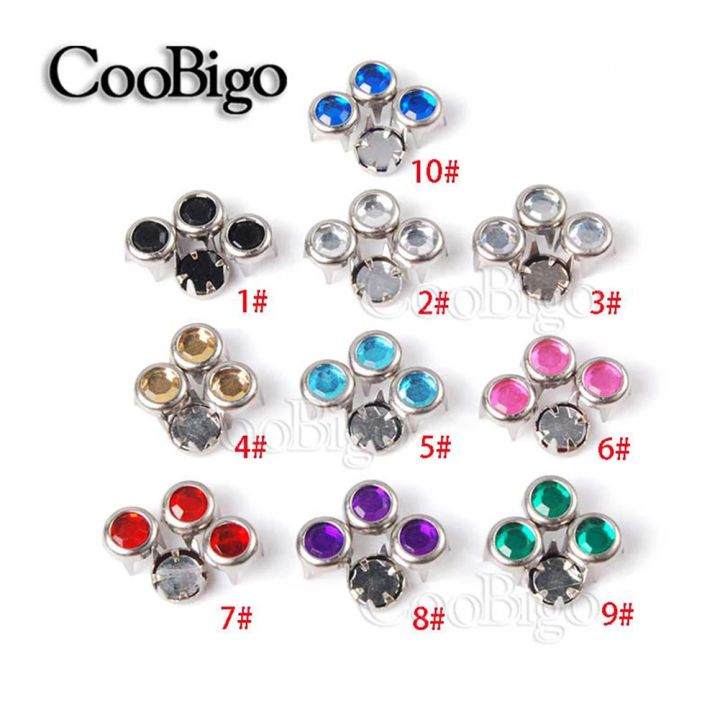 100pcs%208mm%20Rhinestone%20Claw%20Crystal%20Stud%20Rivets%20Punk%20Nailhead%20DIY%20Leathercraft%20Hat%20Bag%20Shoes%20Garment%20Belt%20Spike%20Accessories%20Round%20-%20Image%203