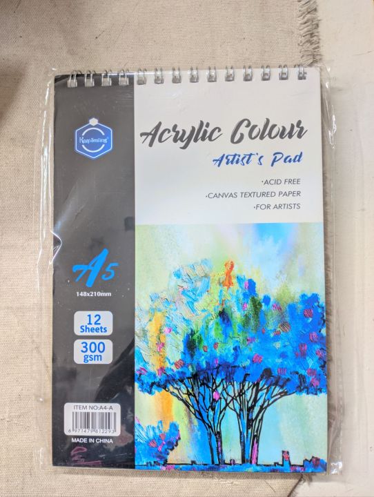 Keep%20smiling%20Artist's%20Acrylic%20Pad%20a5/a4/a3%20for%20Acrylic%20Painting%20and%20Drawing%20(12Sheets)%20-%20Image%203