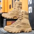 Casual Hiking Boots Special Forces Field Man Boot Lightweight Outdoor Non-Slip Men's Outdoor Men Motorcycle Boots.