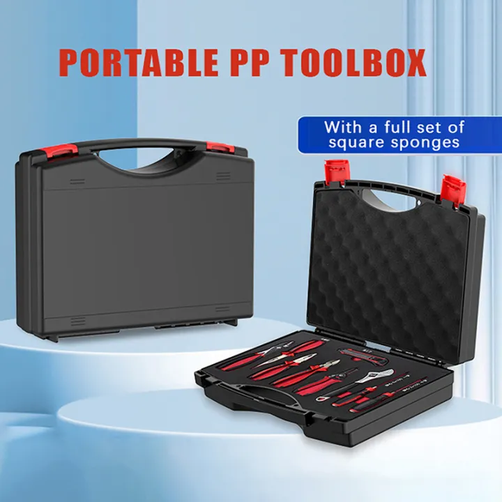 Portable Instrument Storage Portable Instrument Handle Tool Box Storage Plastic Box Car Electronic ...