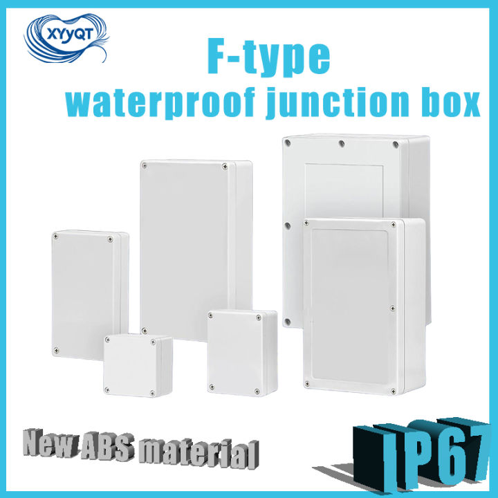 ABS Plastic IP66 Waterproof Junction Box, with Grey Cover and Transparent Cover as an Option