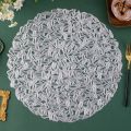 Product details of 2/4/6 PVC Round Gold Placemats Elegant Tablemats-Dandelion Flower Shape Placemats Vinyl Place Mats for Kitchen Dining Table Holiday Wedding Product details of 2/4/6 PVC Round Gold Placemats Elegant Tablemats-Dandelion Flower Shape Place. 