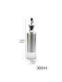 Oil Bottle with Scale Visible Oil Pot Seasoning Bottle Multifunctional Glass Seasoning Dispenser for Kitchen 300ml. 