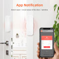 Tuya WiFi/Zigbee Window Door Sensor With AAA Battery Smart Home Security Alarm System Voice Control Via Alexa  Home Smart. 